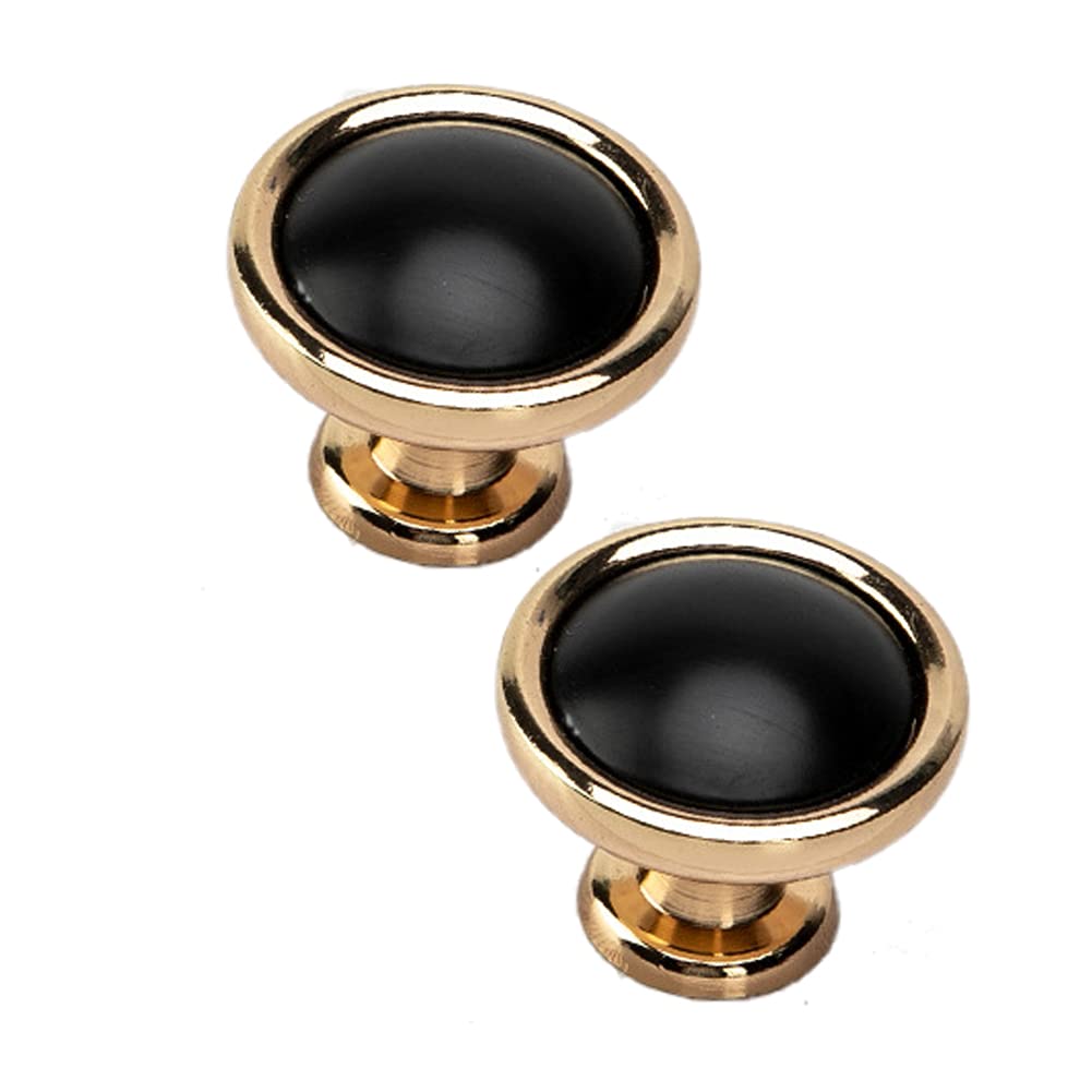 Dreneco 2pcs Zinc Alloy Kitchen Cabinet Cupboard Door Knobs Single Hole Drawer Pull Handles