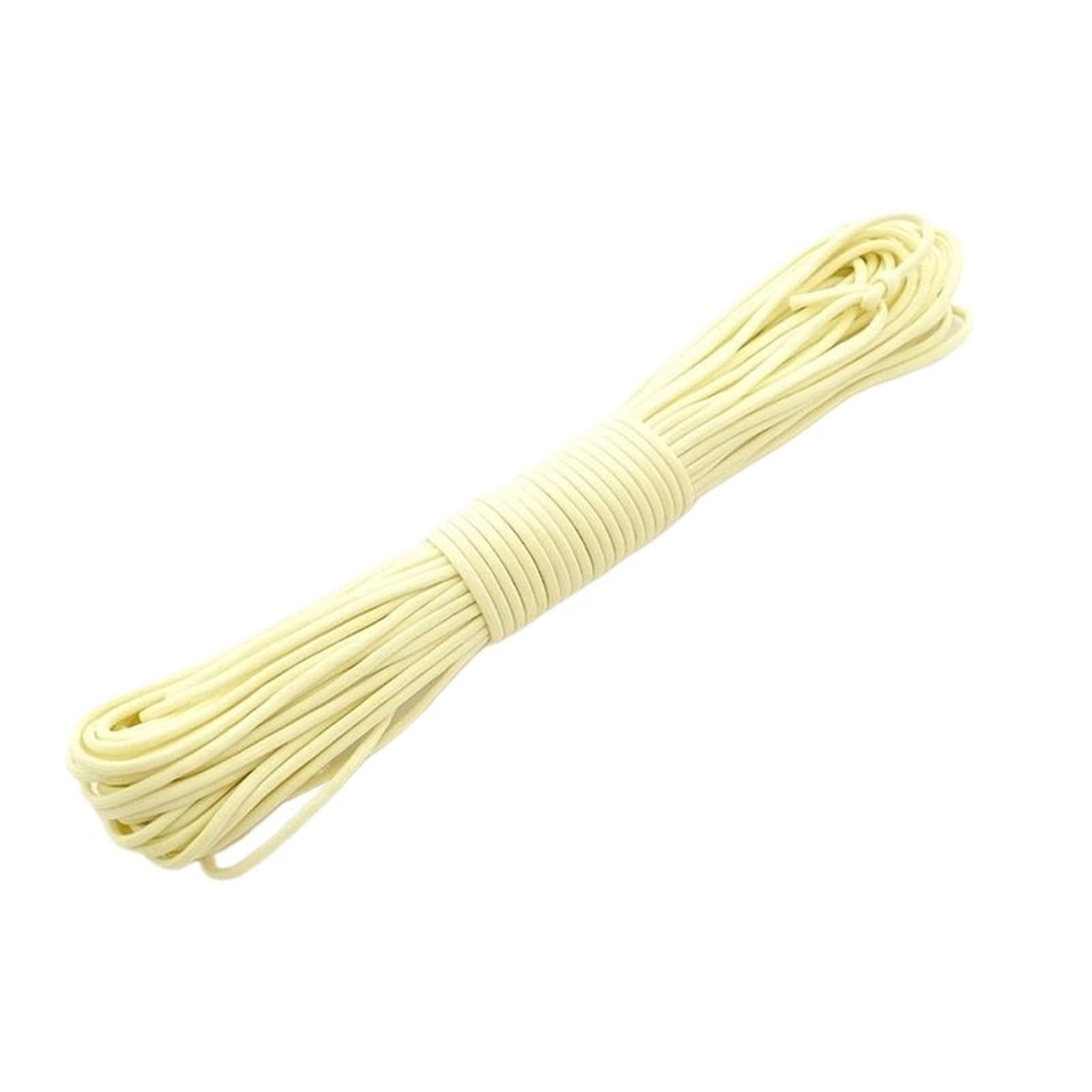 Paracord Paracord Rope 9-Core 550 Luminous 4mm Parachute Cord for Nighttime Outdoor Utility Camping Tent(Glow Yelloq,5m)