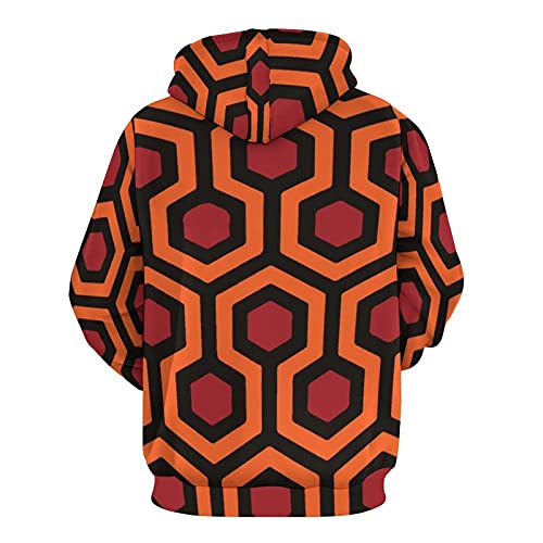 BAIKUTOUAN Shining Carpet Pattern Unisex Hoodies Printed Pullover Casual Long Sleeve Hooded Sweatshirt 3XL2