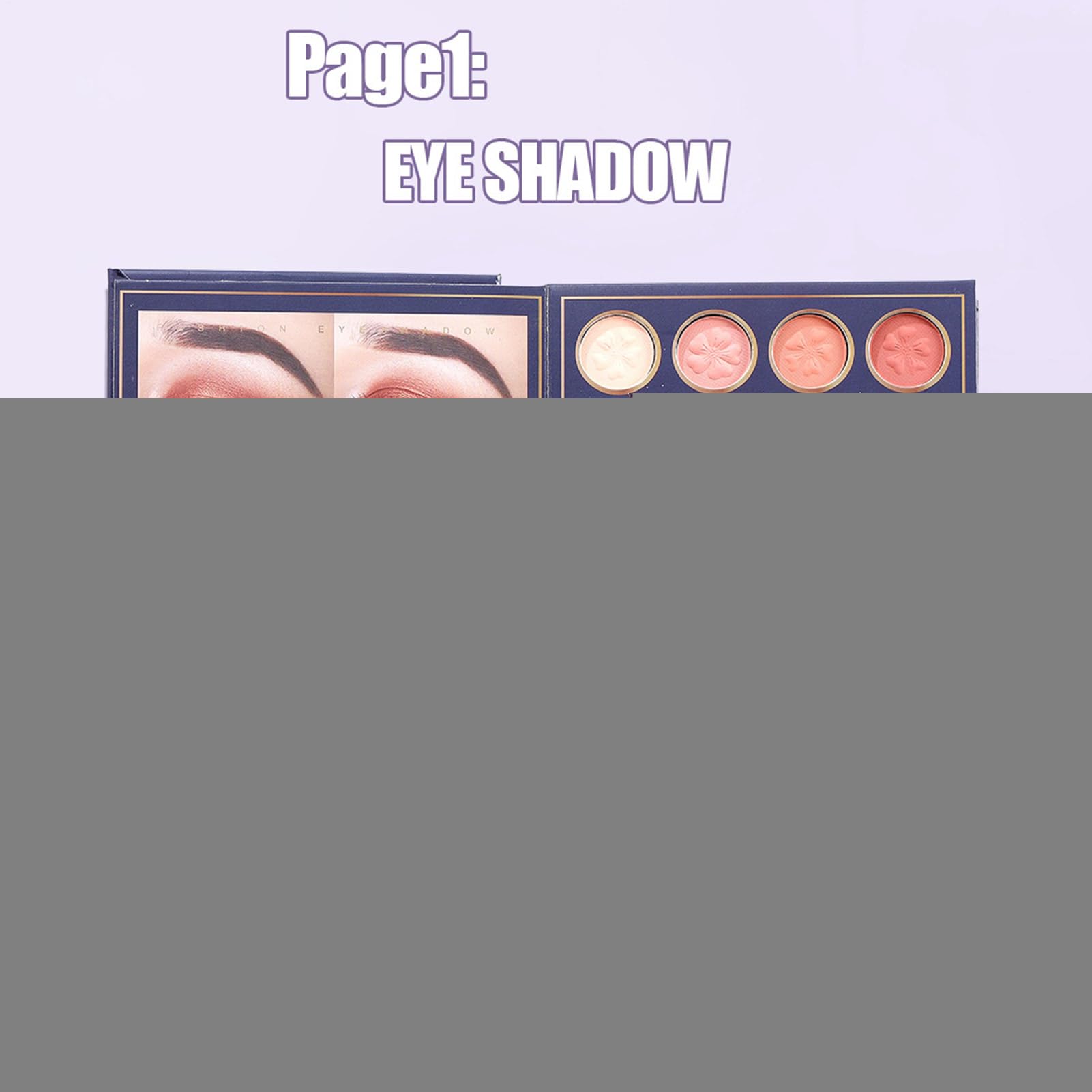 Palette di Ombretti Completa Effetto Lunga Tenuta Fard Corrector Contorno | Illuminante Ombretti Per Viso Occhi Labbra Donne Ragazze San Capodanno Matrimonio Appuntamenti Viaggi Feste