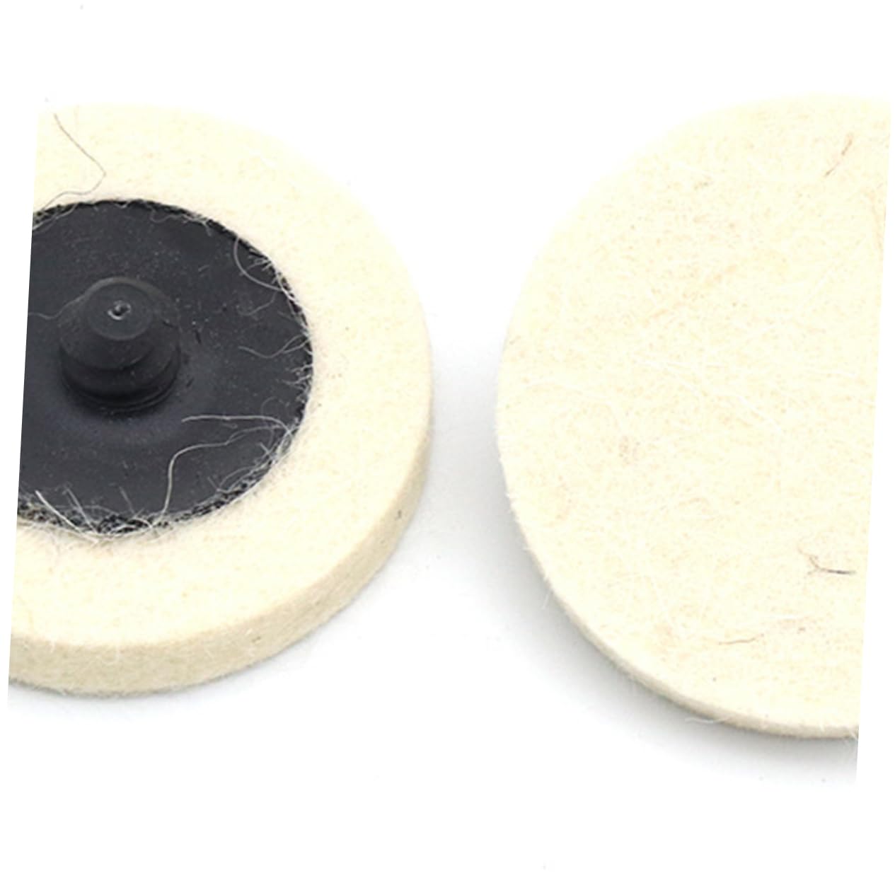 Cabilock 21 2 Torque Wool Wheel Set Polishing Pads for Efficient Buffing and Cleaning Self Adhesive Backing for Stability for Surfaces
