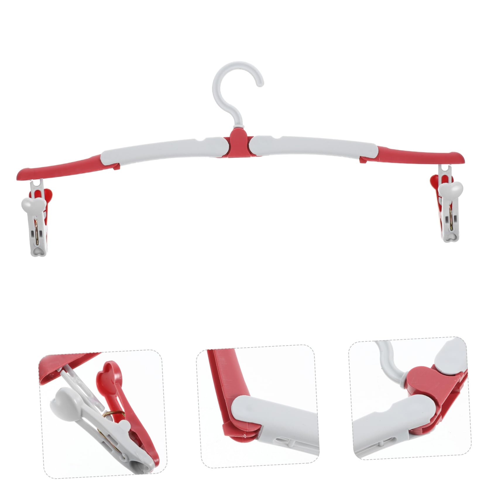 ULTECHNOVO 10stücke Reise Kleiderbügel Tragbare Faltbare Kleiderbügel Für Outdoor Und Zuhause rutschfeste Clips Platzsparend Drehbare Haken Robust Und Leicht