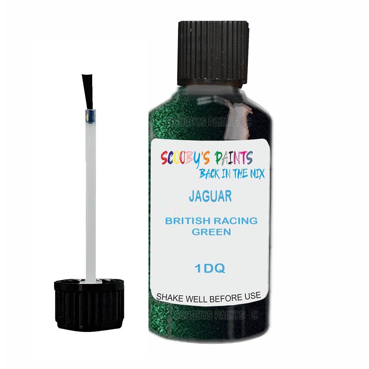 Scoobys Paints Back In The Mix British Racing Green Touch Up Paint For Jaguar 1Dq Metallic