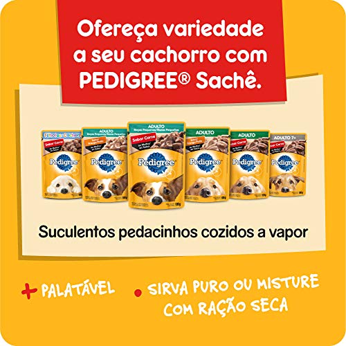 Ração Pedigree Carne Frango e Cereais Para Cães Adultos Raças Médias e Grandes 20 kg