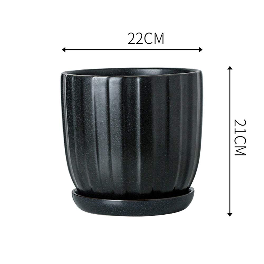 Ceramiczne doniczki, doniczki ceramiczna doniczka na sukulenty doniczka na kwiaty kamionka ceramiczna doniczka z otworem odpływowym oddychająca duża doniczka ceramiczna bardzo duża zielona roślina