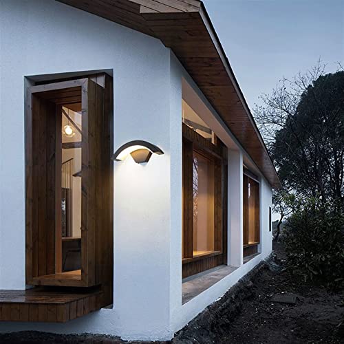 Aplique de pared impermeable para exterior e interior con luz cálida decorativa 6
