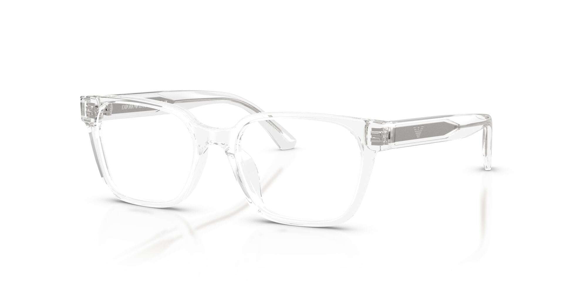 Emporio Armani mens Ek3013u Universal Fit Rettangolare Occhiali da vista