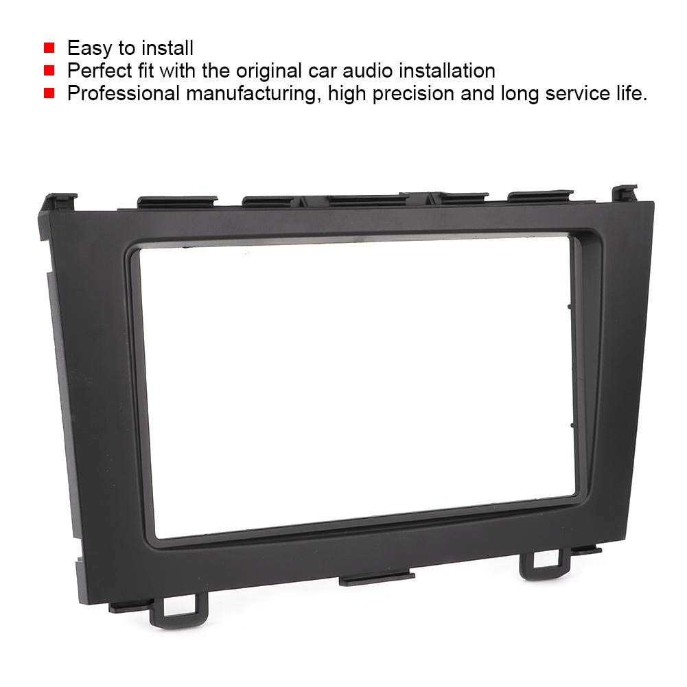 Cornice 2 Din for Crv - Double DIN Installation Dash Kit 7in Car Stereo Radio Mounting Frame DVD Navigation Fascia Trim Panel Fit for CRV 2007-2010