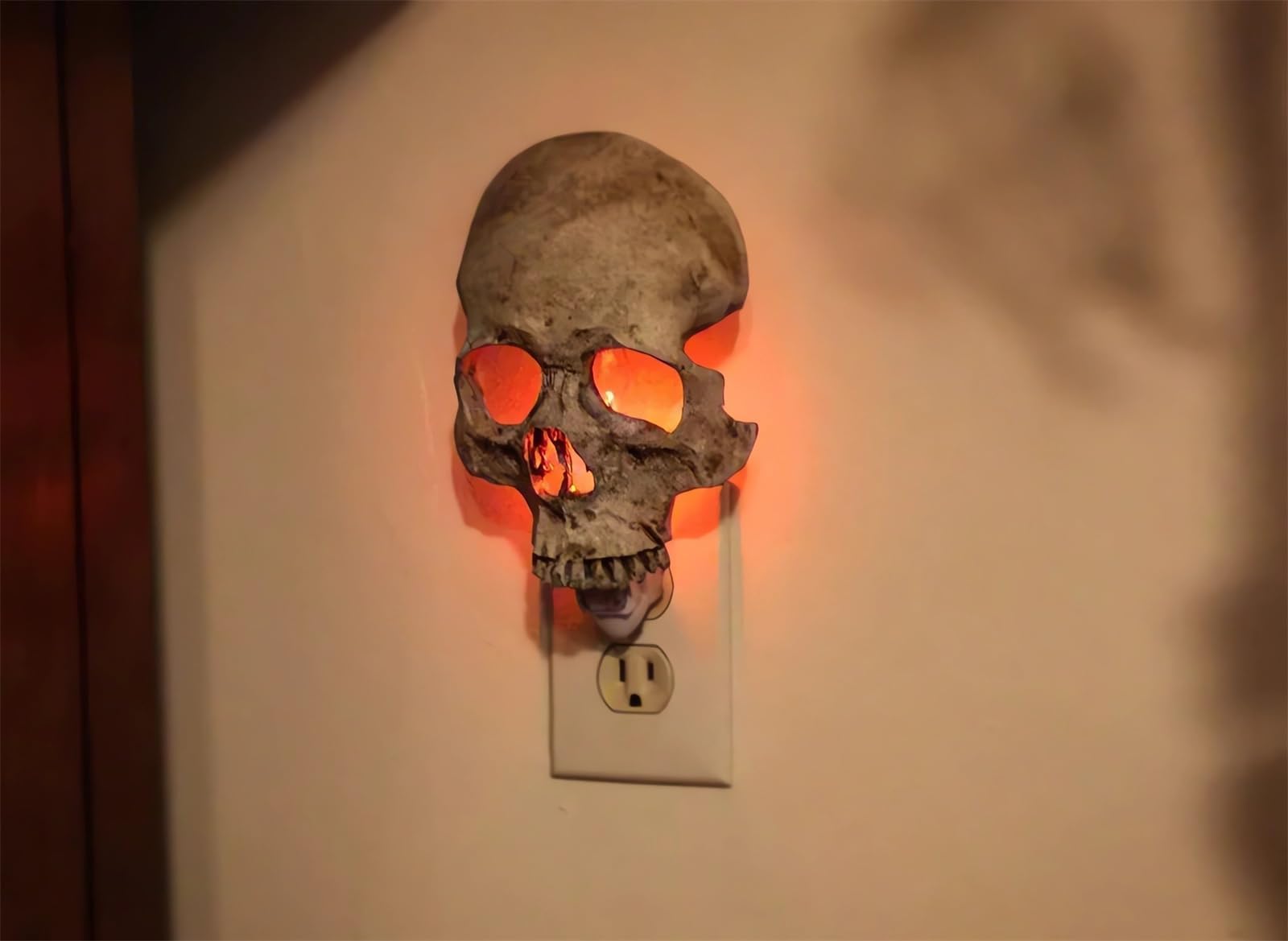 Amazon.co.jp : ZVZKC ハロウィン スカル ナイトライト ホラーランプ 