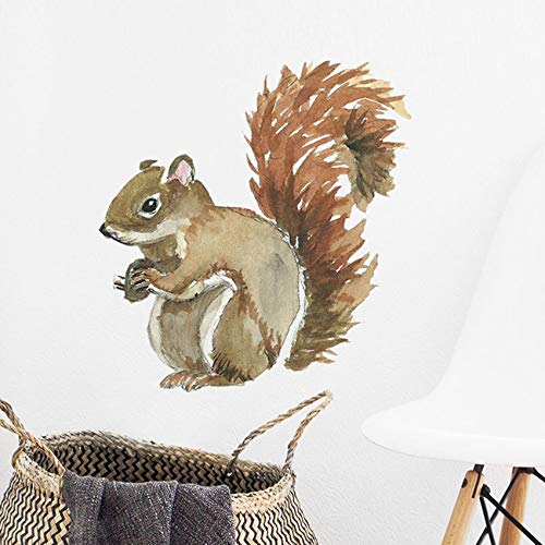 Vinilo Decorativo 3D Ardilla Amoda Marrón miniatura 5