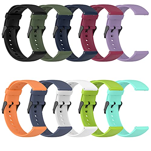 FitTurn 10-Pack Bands Correas Silicona para Reloj miniatura 2