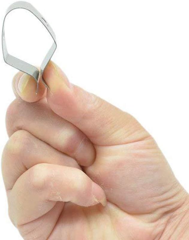 review 4 Pcs Grill Thermometer Probe Clip Holder Meat Thermometer Probe Holder for Grill Smoker Oven Ambient Temperature Reading, 2 Styles