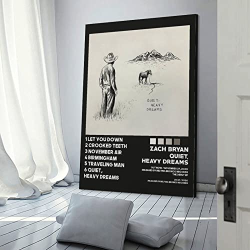 Zach Bryan impression toile haute definition decoration interieure 60x90 - 3