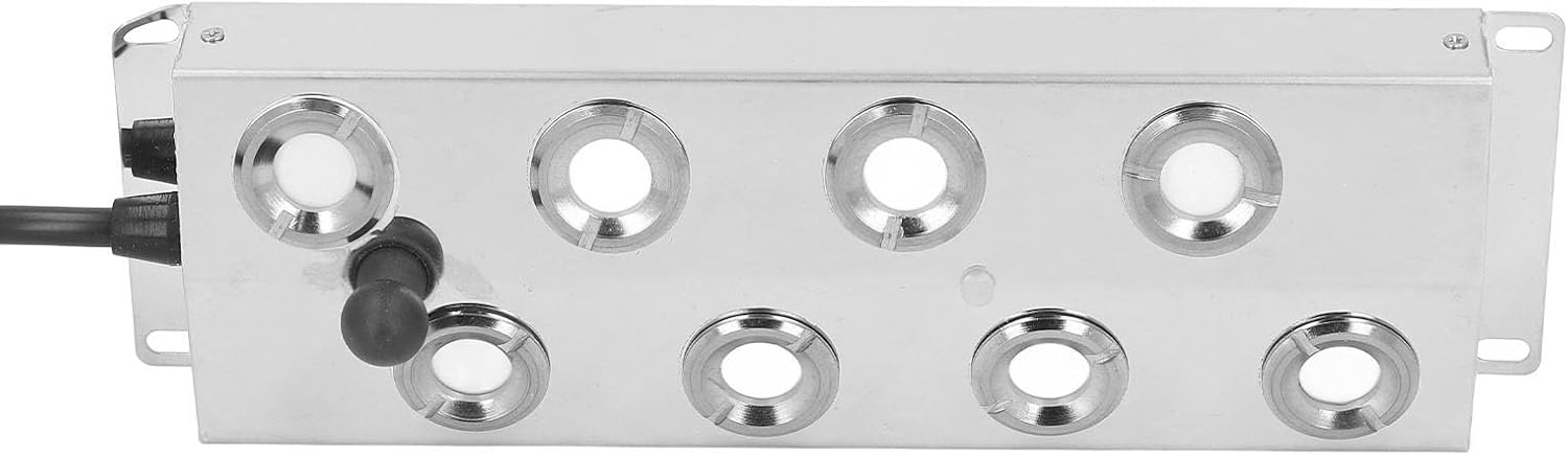 Fafeicy Ultrasonic Fogger 8 Head IP67 Water Proof Stainless Steel Mist Maker Landscape DC45-48V