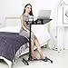 LANGRIA Laptop Rolling Cart Table Height Adjustable Mobile Laptop Stand Desk
