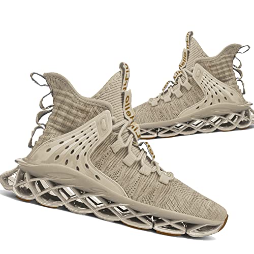 Image of Hello MrLin Men's Running Shoes Non Slip Athletic Tennis Walking Blade Type Sneakers Hip Hop