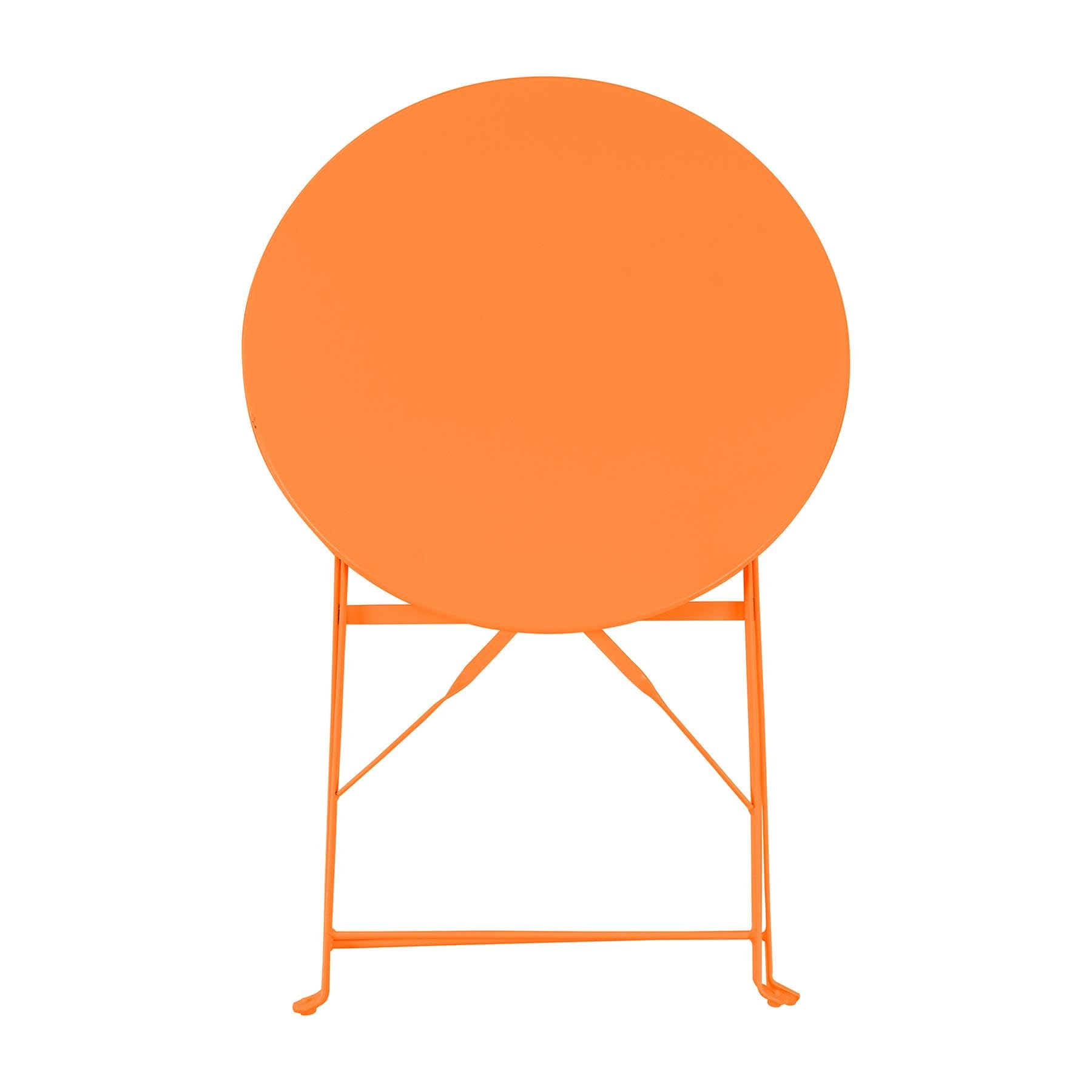Harbour Housewares 2 Sitzer Sussex Bistro Set - Round - Orange