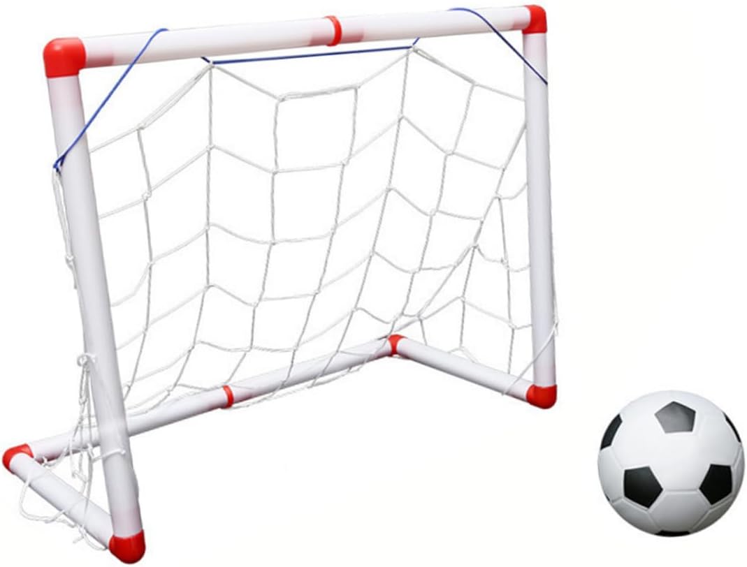 Yardwe Goal Mini Toy Portable Soccer Nets Soccer Ball