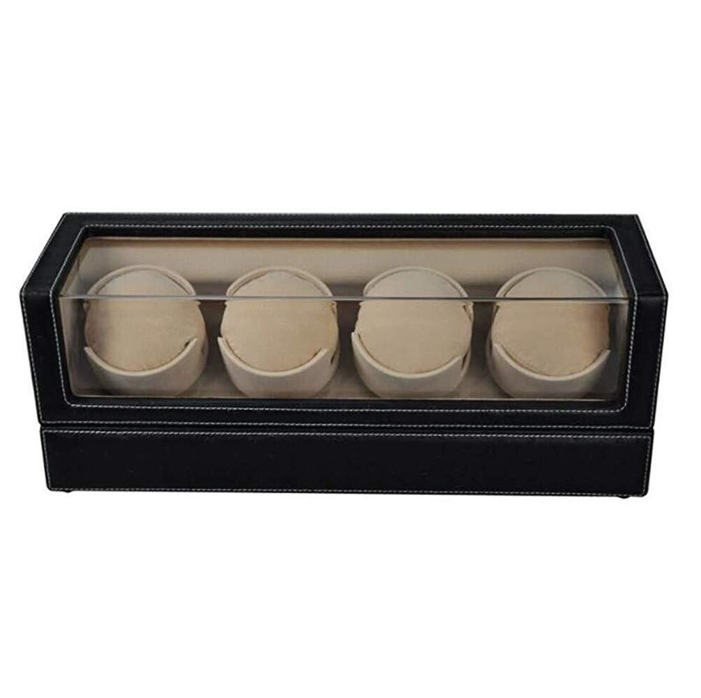 HAO SHUO fashion watch shaker Automatic Watch HAO SHUO fashion watch shaker Automatic Watch Winder 4 Position Of The Mechanical Vibration Of Luxury Watch Display Box Watch Chain Cassette Storage Box M