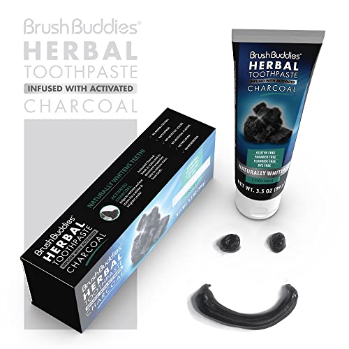 Brush Buddies 95171-12 Herbal Toothpaste With Activated Charcoal thumb #1