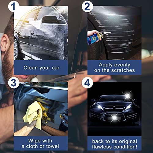Car Scratches Remover Kit, Multipurpose Car Scratches Repair, Polishing and Rubbing Compounds, Auto