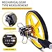 Zozen Measuring Wheel, Folding Portable Distance Measuring in Feet, Double Collapsible | One Key to Reset/Kickstand to Keep Stand/Starting Point Arrow and Cloth Carrying Bag, [0-9,999 Ft].