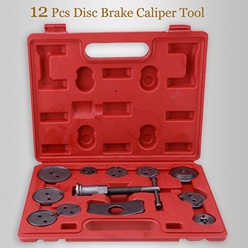 Hiriyt Universal Tools Kit Kolbenunterlage 12pc Scheibenbremssattel Wind Zurück Kit für LKW/Autos