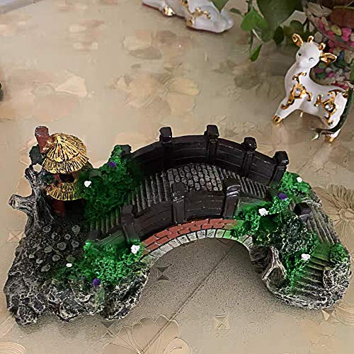 Aquarium-Ornament-Pavilion-Tree-Fish-Tank-Decoration-Poly-Resin-Bridge-Landscape-Decor-Fish-Tank-Ornaments