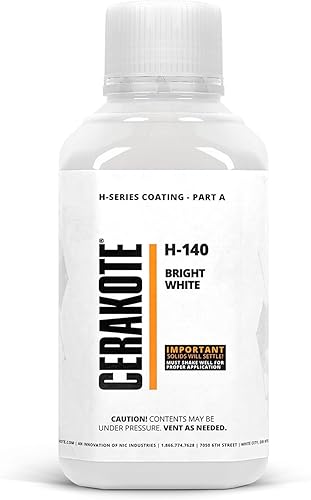CERAKOTE Horno Cure Serie H Blanco Brillante 32 oz H-140Q - Nuestra tecnología cerámica combina rendimiento con color en todos los metales,