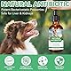 Antibiotics for Dogs, Natural Dog Antibiotics Supports Dogs Skin Itchy Relief, Helps to Relieve Allergy, Yeast & Ear Infection - Pet Health Supplies, Dog Itch Remedies, Bacon Flavor - 2 FL Oz / 60 ml