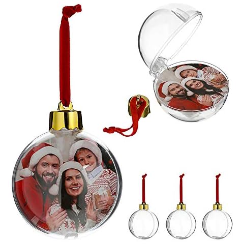 Lot de 4 boules de Noël WOP ART Cover