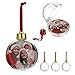 Produktbild WOP ART 4er Set Christbaumkugel Fotokugel Clear Christmas schmücken Sie die Kugel mit ihrem Lieblingsfoto