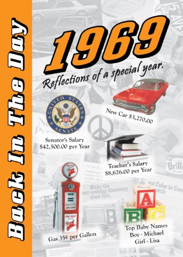 1969 Back In The Day - 24-page Greeting Card / Booklet with Envelope