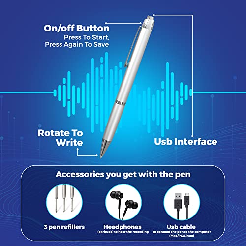 Audio-Recording-Voice-Recording-Device-Audio-Recordings-1-Click-Operation-Portable-USB-Playback-16GB-Storage-400-Hours-of-Audio-Voice-Recorder-for-Lectures-Meetings