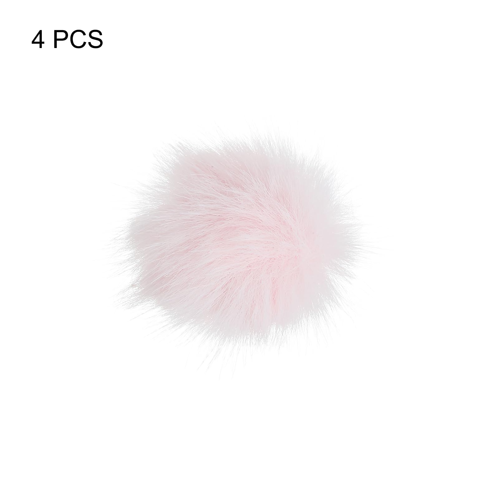 PATIKIL Furry Microphone Windscreen 5mm x 55mm Mic Cover Windshield for Indoor Outdoor Microphone Pink 4 Pack - Image 3