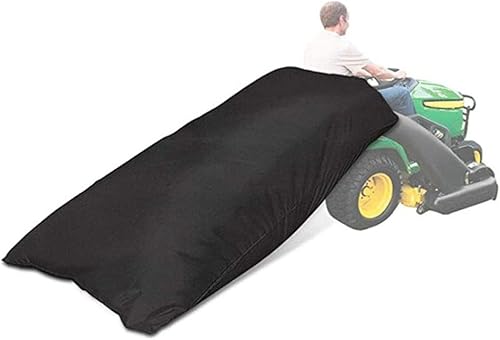 Bolsa de hojas para tractores de césped, para remolcar detrás de la cortadora de césped, bolsa de limpieza de hojas, resistente a los desgarros,