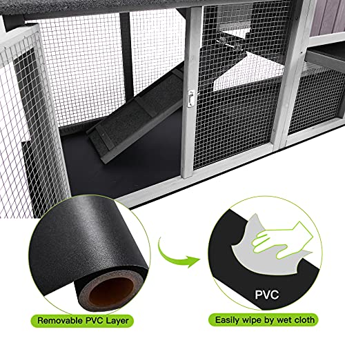 image for GUTINNEEN Rabbit Hutch Chicken Coop 87.8