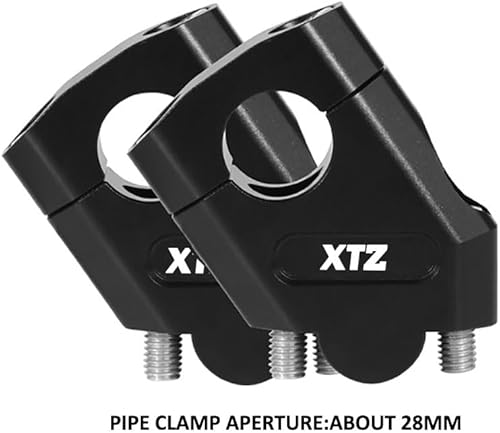Miniatura 7 de Para XTZ 1200 Super Tenere XT1200Z 2014-2023 Motocicleta Manillar Elevador Motocross Montaje de abrazadera elevada XT 1200 Z Accesorios (negro,