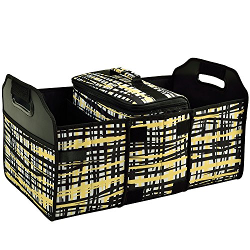 Picnic at Ascot Original Folding Trunk Organizer with Cooler Paris