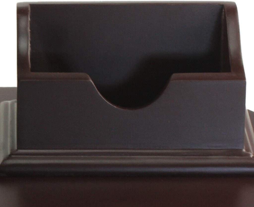 Papelería Portalápices de Madera, portalápices de Moda Creativa multifunción, Caja de Almacenamiento de Tarjetas de Visita de Oficina de Gran Capacidad Portalápices