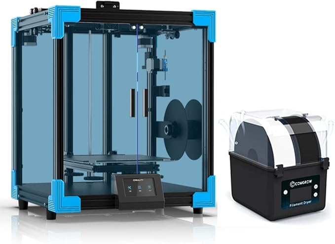 review Creality Ender 6 3D Printer Plus Comgrow Filament Dry Box with 2 Rolls 3D Printer PLA Filament 1.75mm