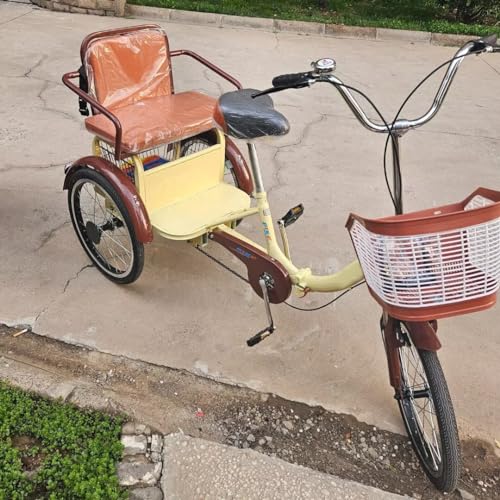 Triciclo Plegable para Adultos con Asiento Trasero miniatura 5