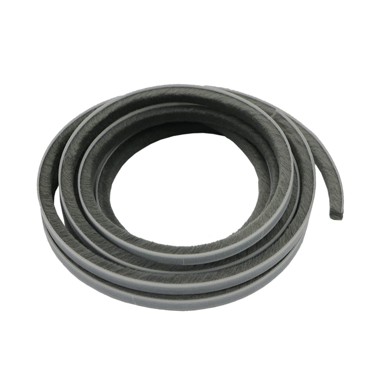 KALLORY Adhesive Soundproof Door Seal Strip Self-Adhesive Weatherstripping for and Doors Grey Collision Avoidance Reduces Noise and Drafts