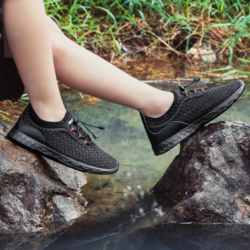 Image of DOUSSPRT Water Shoes for Kids Boys Girls Quick Dry Beach Sports Swim Pool Aqua Shoes for Toddler /Little Kid /Big Kid