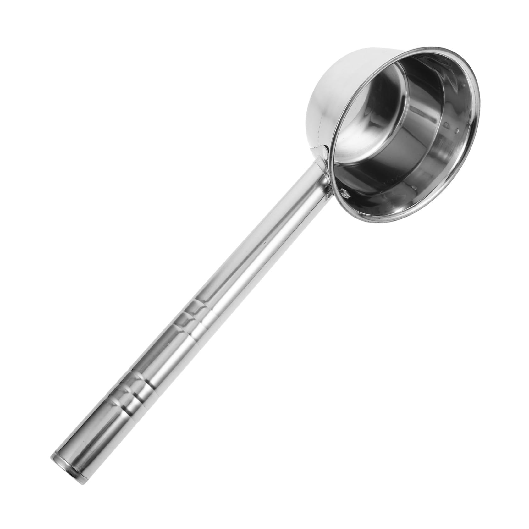 Mipcase 5 Pièces Louche à Eau Louche De Cuisine Tasse De Rinçage De Shampoing Échantillonneur D'eau Cuillère à Eau à Long Manche Arrosage Poignée De Louche De Bain Acier Inoxydable Silver