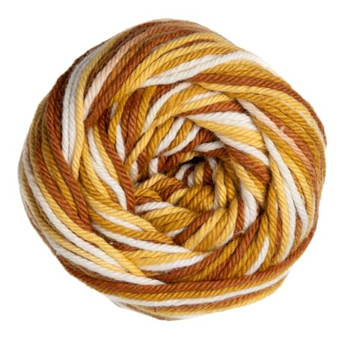 Image of Knit Picks Dishie Multi Worsted Weight 100% Cotton Yarn for Crocheting | 100g of multicolor variegated yarn in Desert Sunrise color for dishcloths, machine washable.