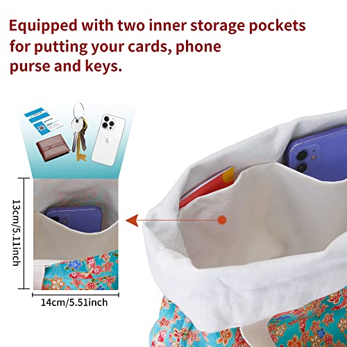 Lunch Bento Tote Pouch Reusable Small Cute Lunch Bag With Drawstring Suitable For Boy Girls Adults Women Work Beach Camping Picnic (Banana) #TOP4