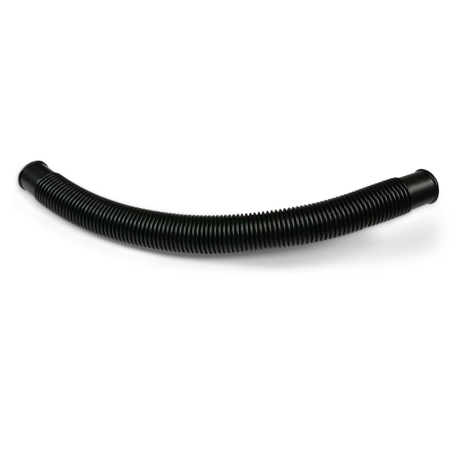 10m Solarschlauch de Luxe Ø 38 mm schwarz - UV-beständig und unterdruckbeständig - mit Doppelmuffe alle 50 cm - temperaturbeständig von -40 bis +70 C - Made in Germany