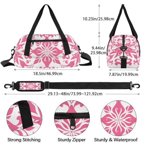 Three Dimensional Flower Kids Duffle Bag Boys Girls Small Sport Dance Gym Bag for Overnight Travel Weekender Carry On4