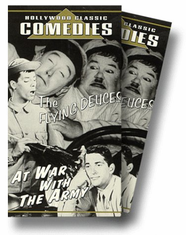 Cinta VHS Flying Deuces pelicula clasica de comedia americana At War With Army coleccion
